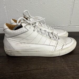 Distorted People Barber & Butcher‎ Mens Sneakers White Lace Up 9.5M EUR 43